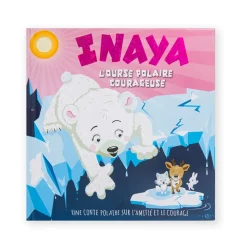 Livre personnalisé Inaya l'ourse polaire courageuse