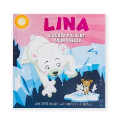 Livre personnalisé Lina l'ourse polaire courageuse
