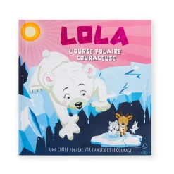 Livre personnalisé Lola l'ourse polaire courageuse