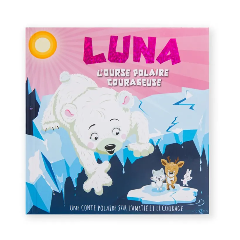 Livre personnalisé Luna l'ourse polaire courageuse
