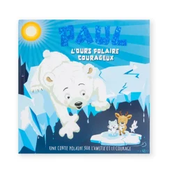 Livre personnalisé Paul l'ours polaire courageux