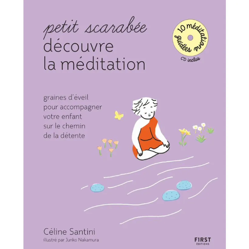 Livre Petit scarabée découvre la méditation avec CD