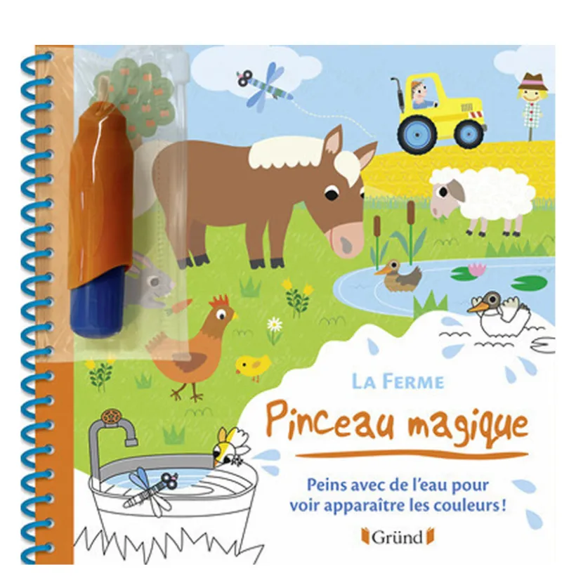 Livre Pinceau magique La ferme