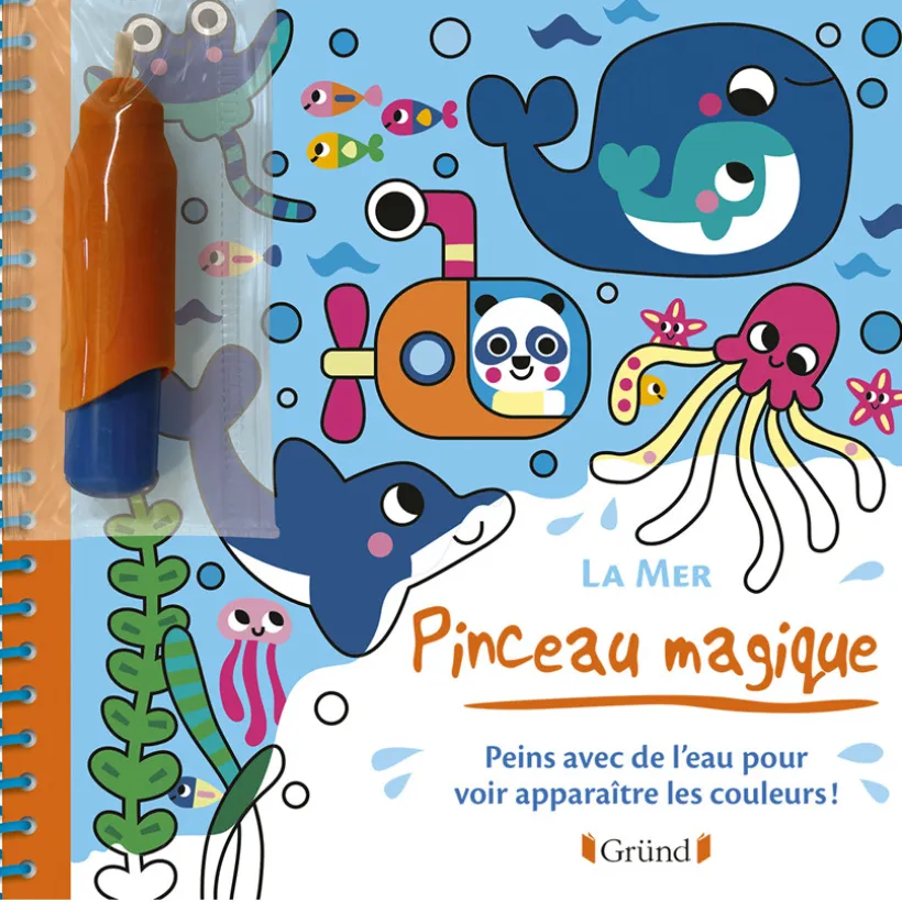 Livre Pinceau Magique La mer