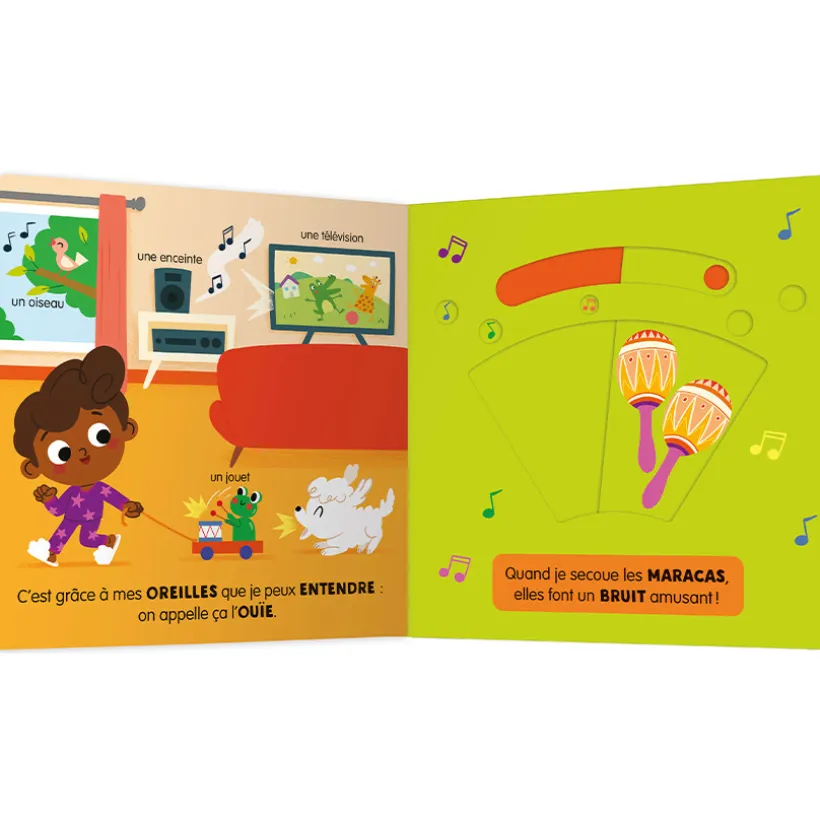 Livre premiers apprentissages "Les 5 sens"