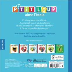 Livre "P'tit Loup aime l'école"1ans+