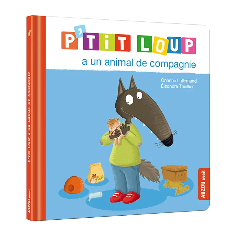 Livre "P'tit Loup a un animal de compagnie"