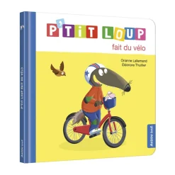 Livre "P'tit Loup fait du vélo"