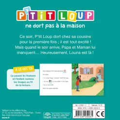 Livre "P'tit loup ne dors pas à la maison" 3ans+