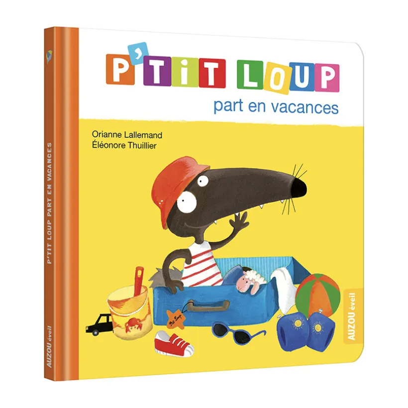 Livre "P'tit Loup part en vacances"