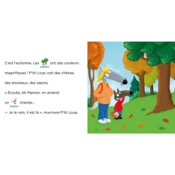 Livre "P'tit Loup se balade en forêt"