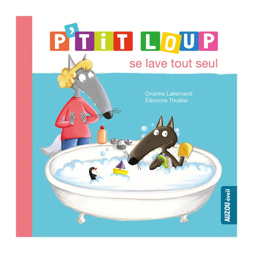 Livre "P'tit Loup se lave tout seul"