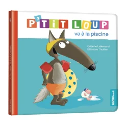 Livre "P'tit Loup va à la piscine"