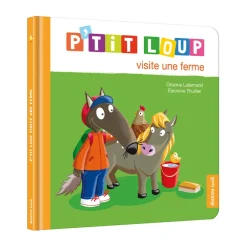 Livre "P'tit Loup visite une ferme"