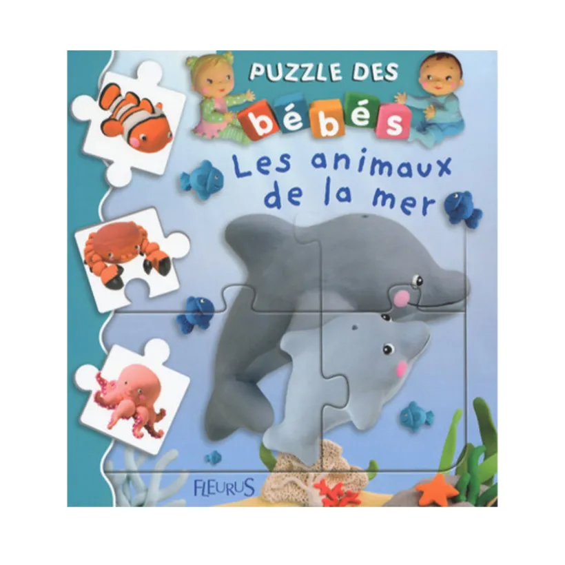 Livre puzzle Les animaux de la mer
