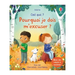 Livre à rabats "Pourquoi je dois m'excuser ?"