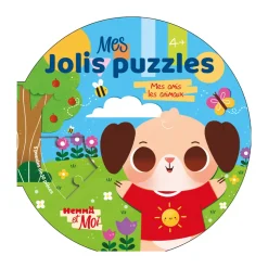 Livre rond "Mes jolis puzzles - Mes amis les animaux"