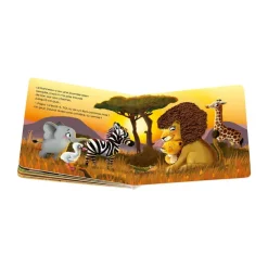 Livre sensoriel Play+ "Es-tu un lion comme moi ?"