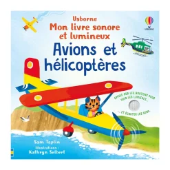 Livre sonore et lumineux "Avions et hélicoptères"