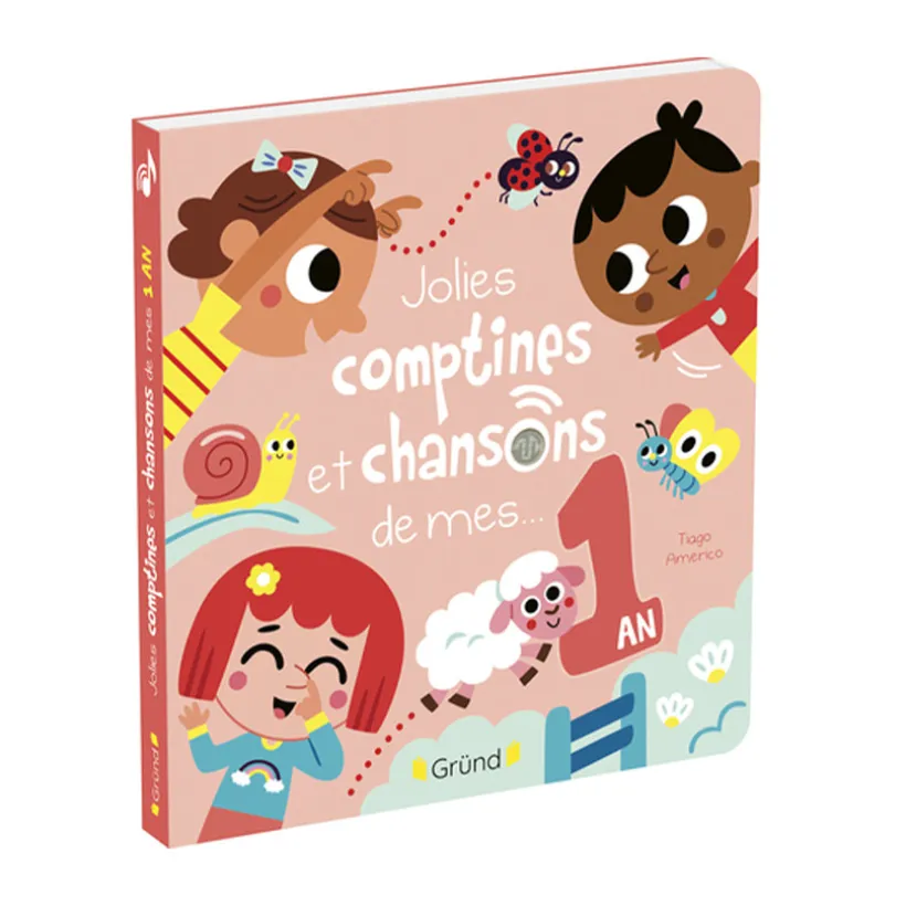 Livre sonore Jolies comptines et chansons de mes 1 an
