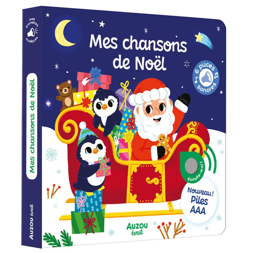 Livre sonore "Mes chansons de Noël" 1an+