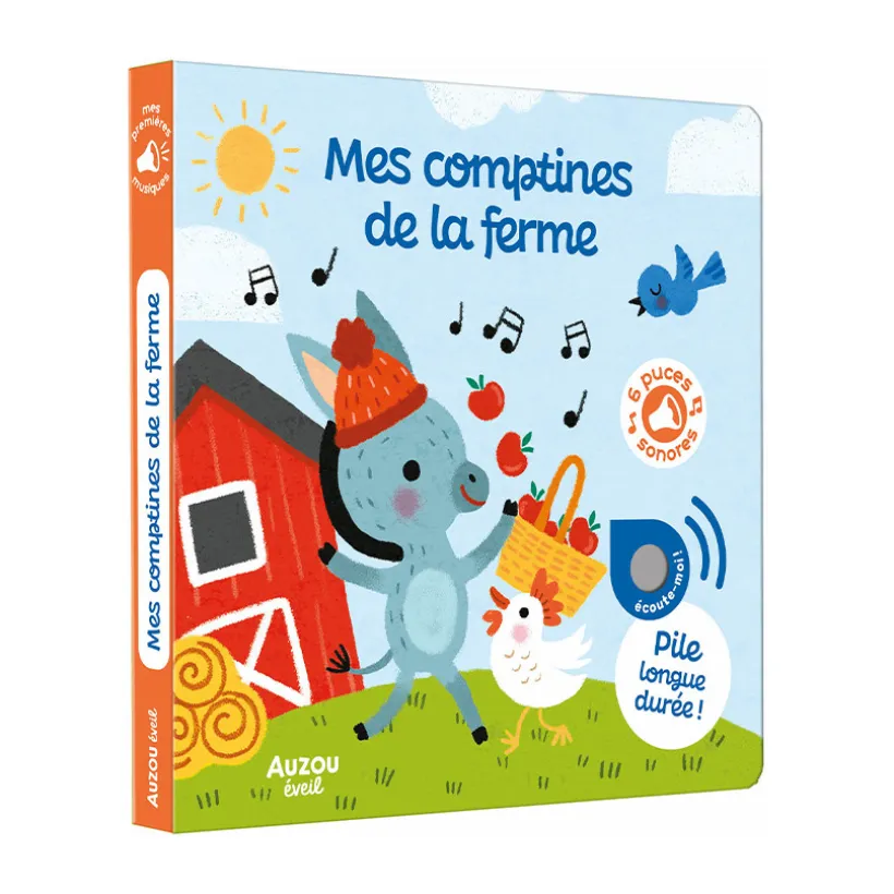 Livre sonore "Mes comptines de la ferme"