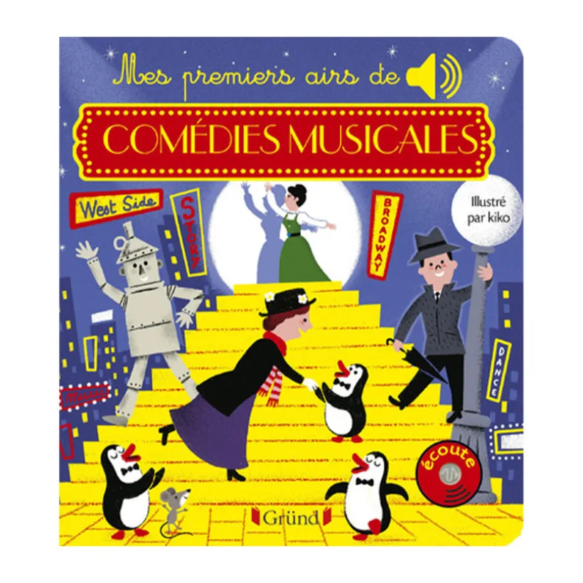 Livre sonore Mes premiers airs de comédies musicales
