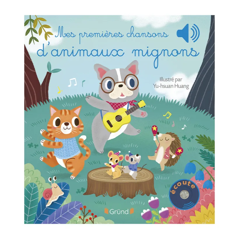 Livre sonore "Mes premières chansons d'animaux mignons"