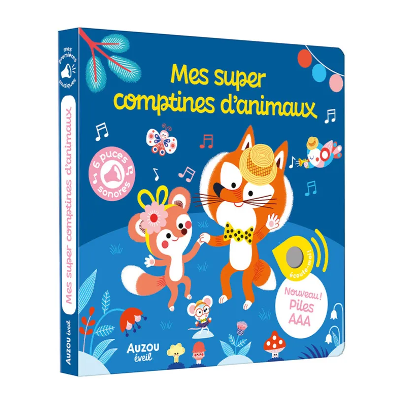 Livre sonore "Mes super comptines d'animaux"