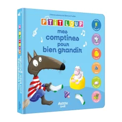 Livre sonore "P'tit Loup - Mes comptines pour bien grandir"