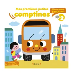 Livre sonore à toucher "Mes premières petites comptines 2"