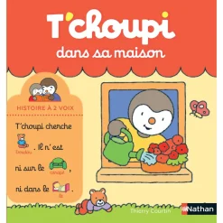 Livre T'Choupi dans sa maison