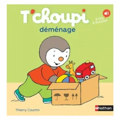 Livre T'Choupi déménage