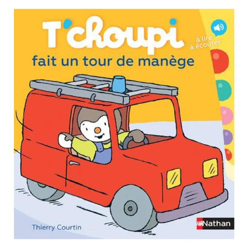 Livre T'Choupi fait un tour de manège