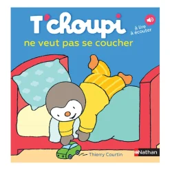 Livre T'choupi ne veut pas se coucher