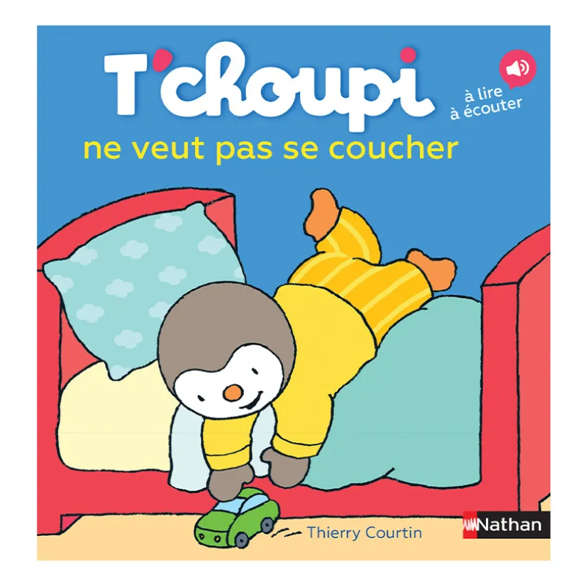 Livre T'choupi ne veut pas se coucher
