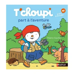 Livre T'choupi part à l'aventure