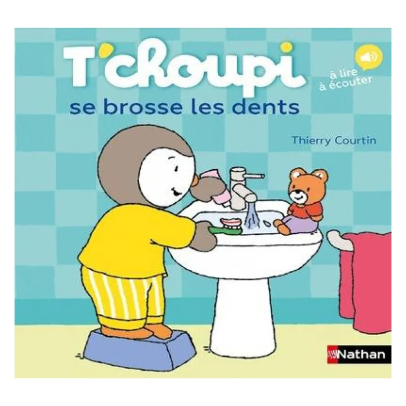 Livre T'Choupi se brosse les dents