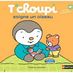 Livre T'choupi soigne un oiseau !