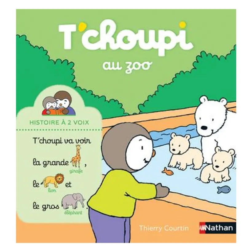 Livre T'Choupi va au Zoo
