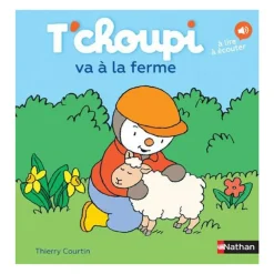 Livre T'Choupi va à la ferme