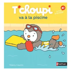 Livre T'Choupi va à la piscine