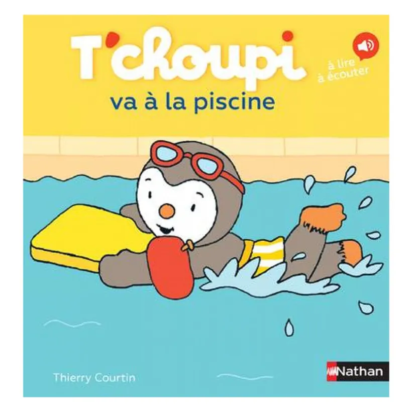 Livre T'Choupi va à la piscine