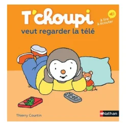 Livre T'Choupi veut regarder la télé