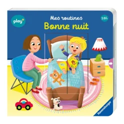 Livre à tirettes Play+ "Mes routines - Bonne nuit"