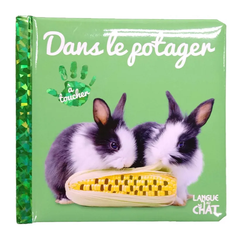 Livre à toucher Bébé touche-à-tout | Dans le potager