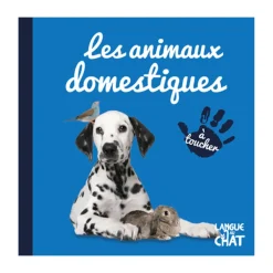 Livre à toucher Bébé touche-à-tout | Les animaux domestiques