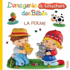 Livre à toucher des bébés La ferme
