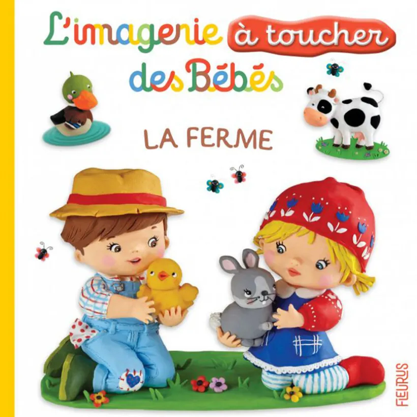 Livre à toucher des bébés La ferme