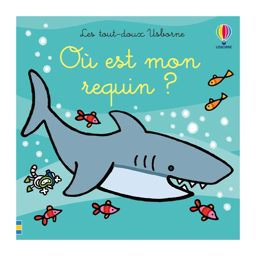 Livre à toucher "Où est mon requin ?"